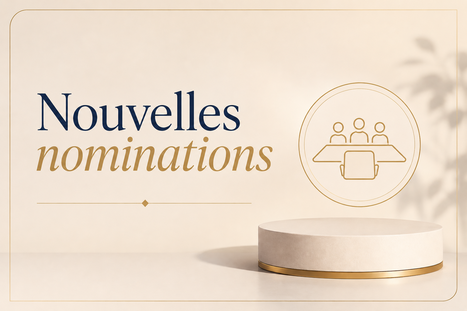 Avis de nomination de madame Julie Proulx